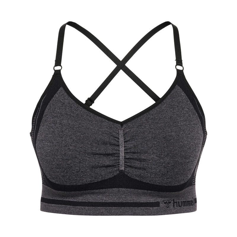 Женский спортивный топ для занятий йогой Hmlmt Lulu Seamless Scrunch Bra с технологией Beecool HUMMEL, цвет schwarz
Женский спортивный топ для занятий йогой Hmlmt Lulu Seamless Scrunch Bra с технологией Beecool HUMMEL, цвет schwarz