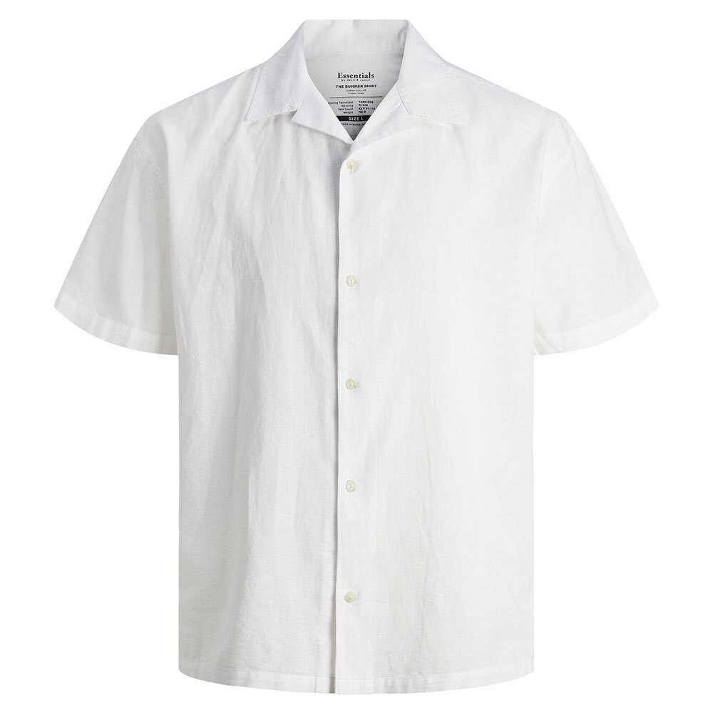 Рубашка с коротким рукавом Jack & Jones Summer Resort Linen, белый
Рубашка с коротким рукавом Jack & Jones Summer Resort Linen, белый