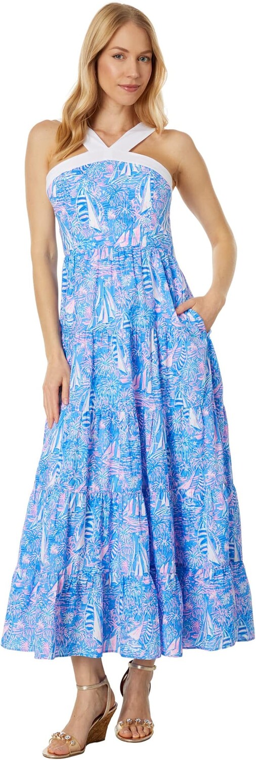 Платье Lilly Pulitzer Jenette Cotton Halter Maxi, цвет Boca Blue Its A Sailabration
Платье Lilly Pulitzer Jenette Cotton Halter Maxi, цвет Boca Blue Its A Sailabration