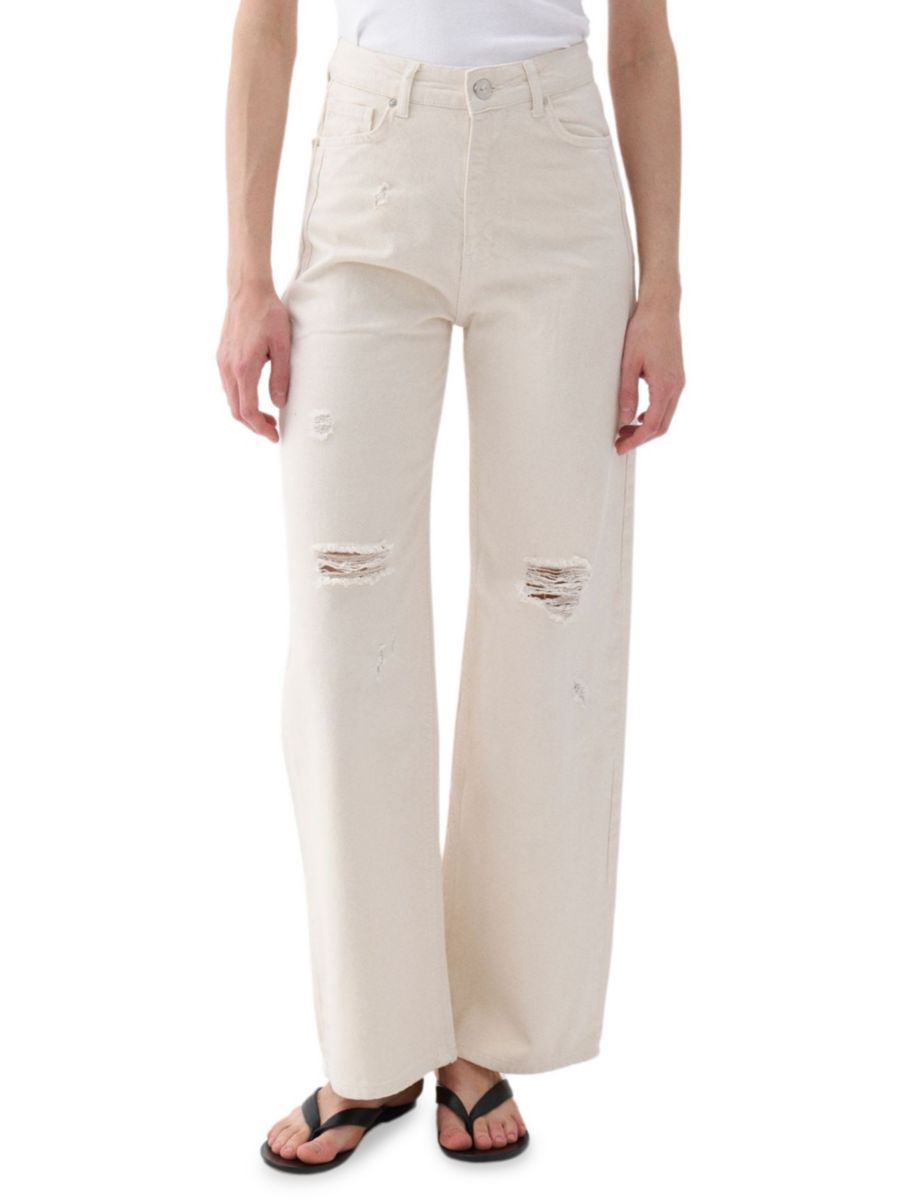 Потертые джинсы Nocturne, бежевый
Потертые джинсы Nocturne, бежевый