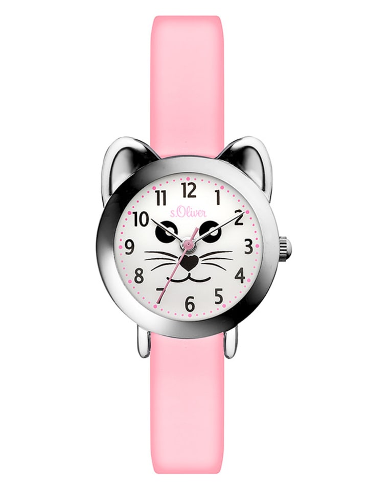 s.Oliver Наручные часы в милом розовом футляре с изображением кошки
s.Oliver Наручные часы в милом розовом футляре с изображением кошки