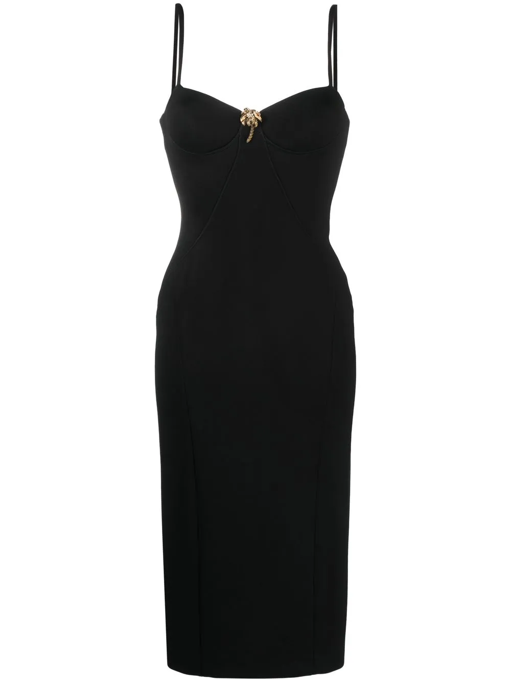 Платье миди с брошью Roberto Cavalli, черный
Платье миди с брошью Roberto Cavalli, черный