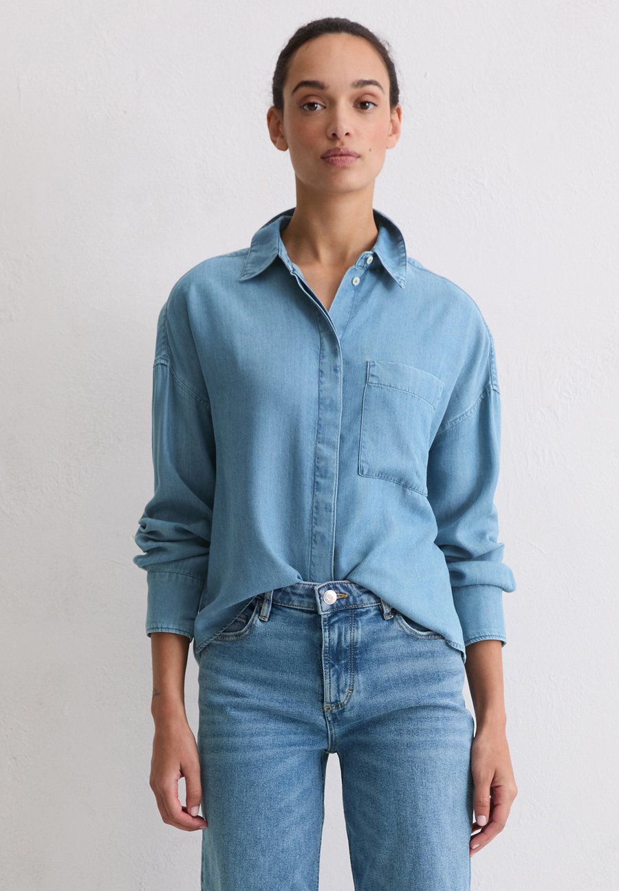 Блуза Marc O'Polo Button-down blouse, Mid Blue Denim Wash/Blue
Блуза Marc O'Polo Button-down blouse, Mid Blue Denim Wash/Blue