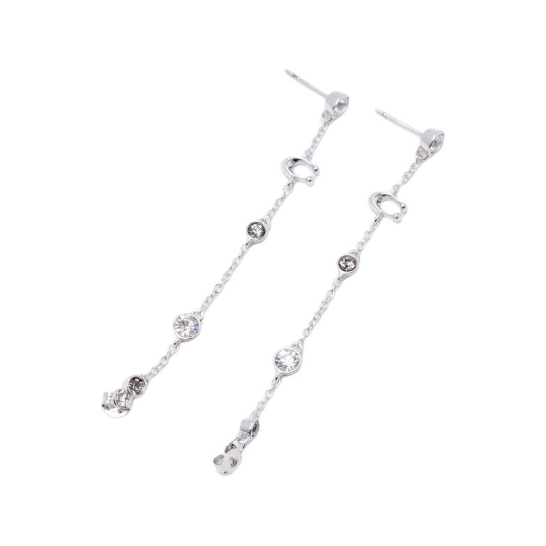 COACH Серьги из стекла с латунным покрытием Women's Silver
COACH Серьги из стекла с латунным покрытием Women's Silver