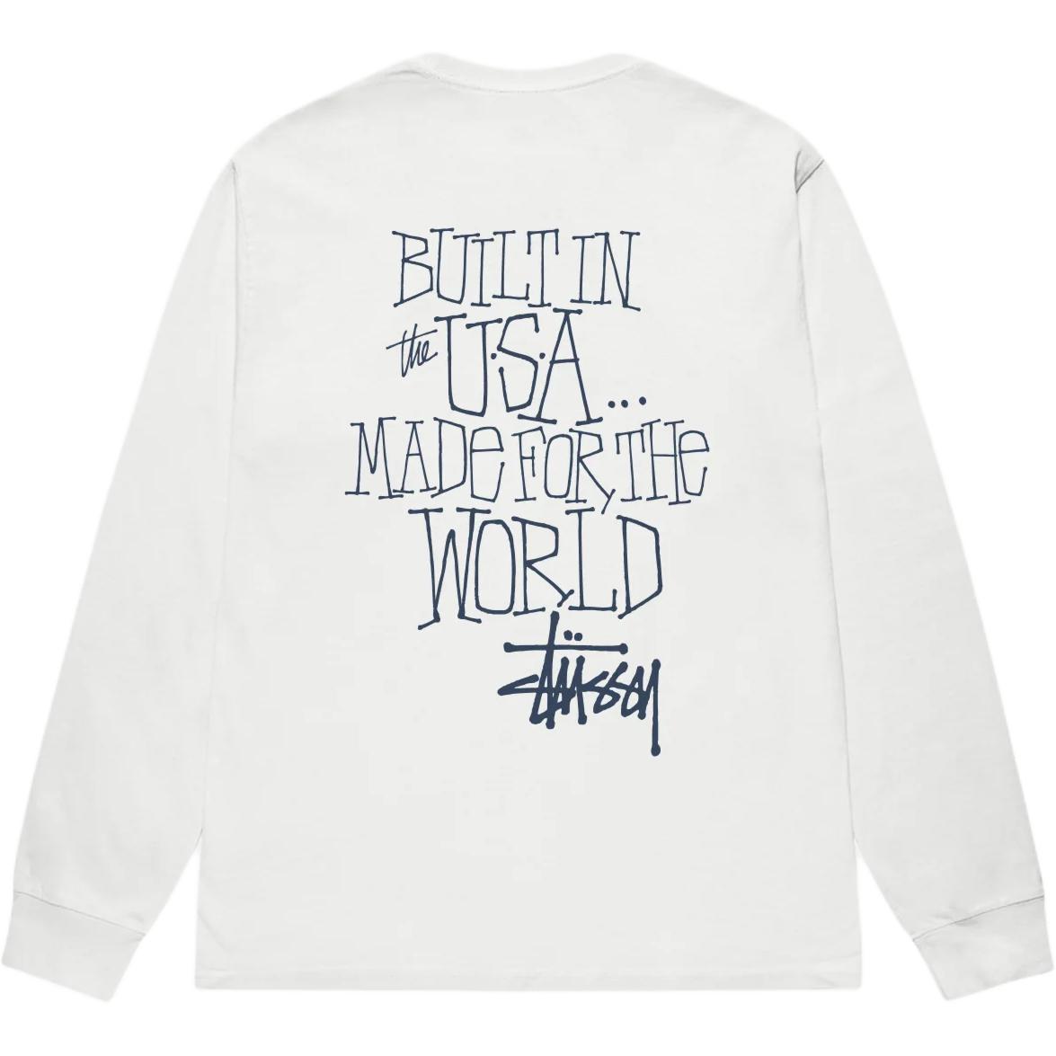 Футболка с длинным рукавом, окрашенная пигментом, произведено в США Stussy, белый
Футболка с длинным рукавом, окрашенная пигментом, произведено в США Stussy, белый