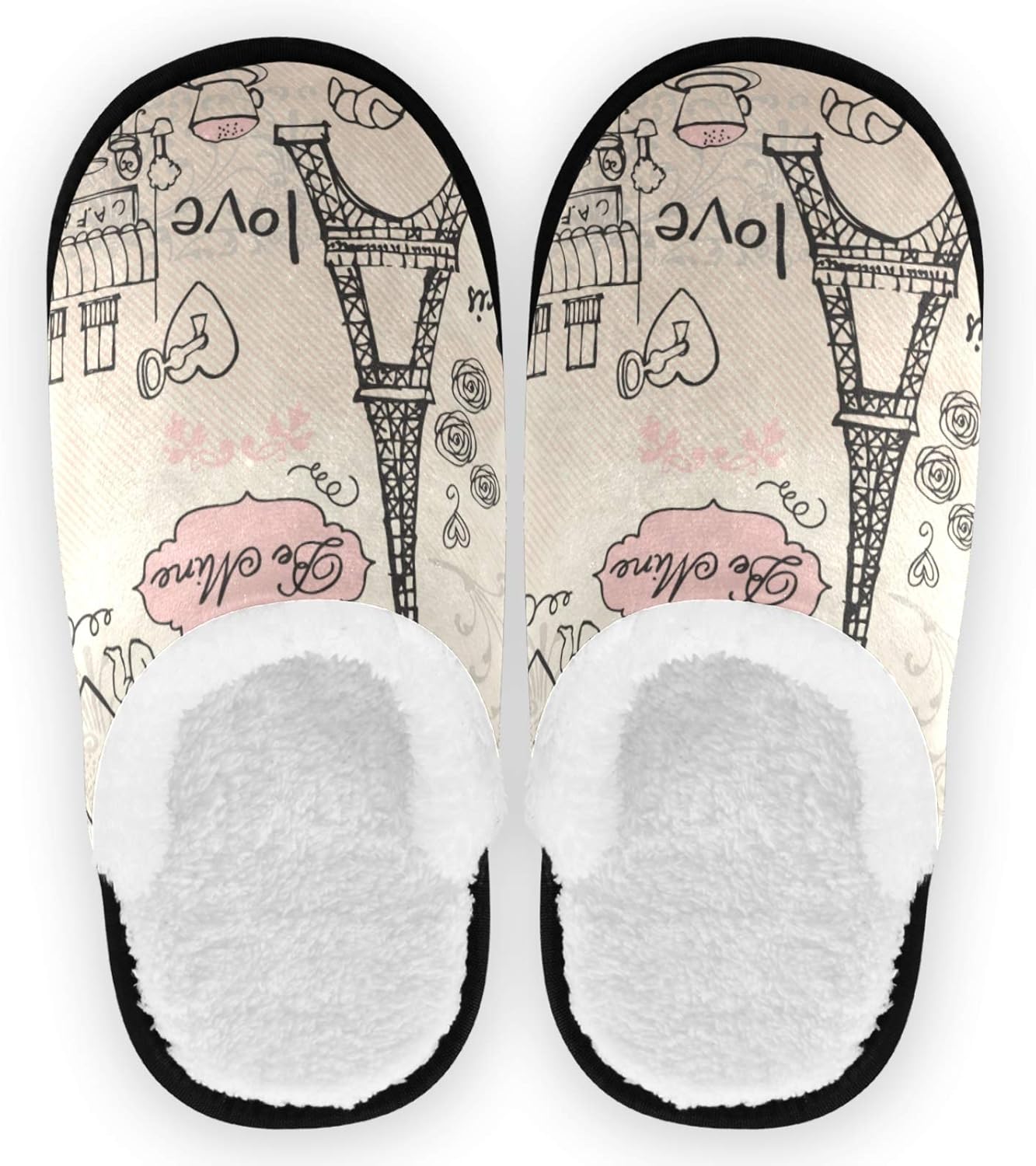 Стильные тапочки Visesunny для мужчин и женщин - Унисекс, легкие домашние тапочки для взрослых, теплые для дома и путешествий, Eiffel Tower
Стильные тапочки Visesunny для мужчин и женщин - Унисекс, легкие домашние тапочки для взрослых, теплые для дома и путешествий, Eiffel Tower