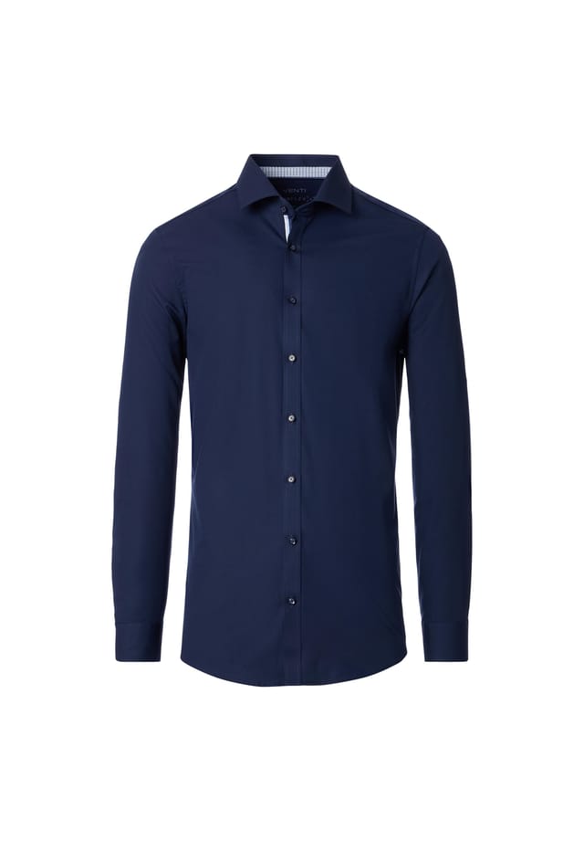 Деловая рубашка облегающая фигуру Venti, голубой 
Деловая рубашка облегающая фигуру Venti, голубой