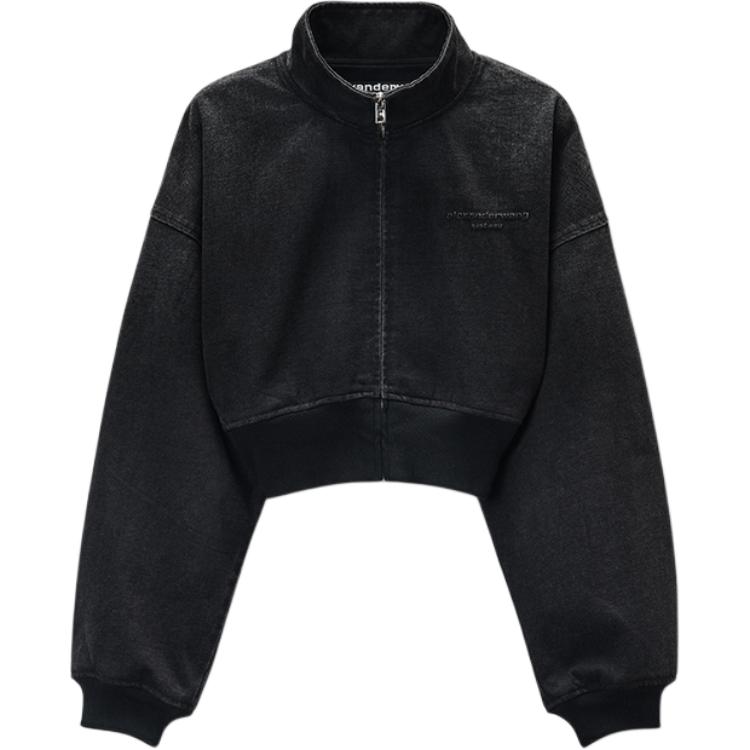 Alexander Wang Стойка воротника Застёжка-молния Бомбер, Faded Black
Alexander Wang Стойка воротника Застёжка-молния Бомбер, Faded Black