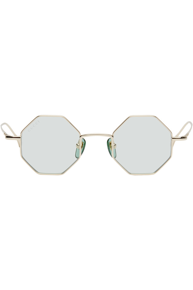 Восьмиугольные солнцезащитные очки Gucci, золотой
Восьмиугольные солнцезащитные очки Gucci, золотой