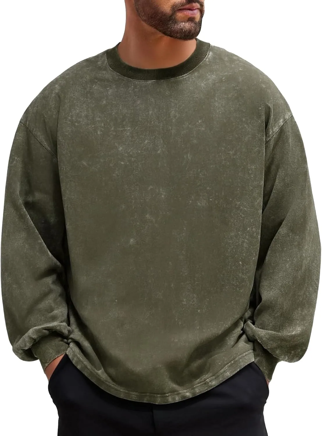 Футболка Ymosrh с длинным рукавом, свободного кроя, в стиле distressed, размеры M-3XL
Футболка Ymosrh с длинным рукавом, свободного кроя, в стиле distressed, размеры M-3XL