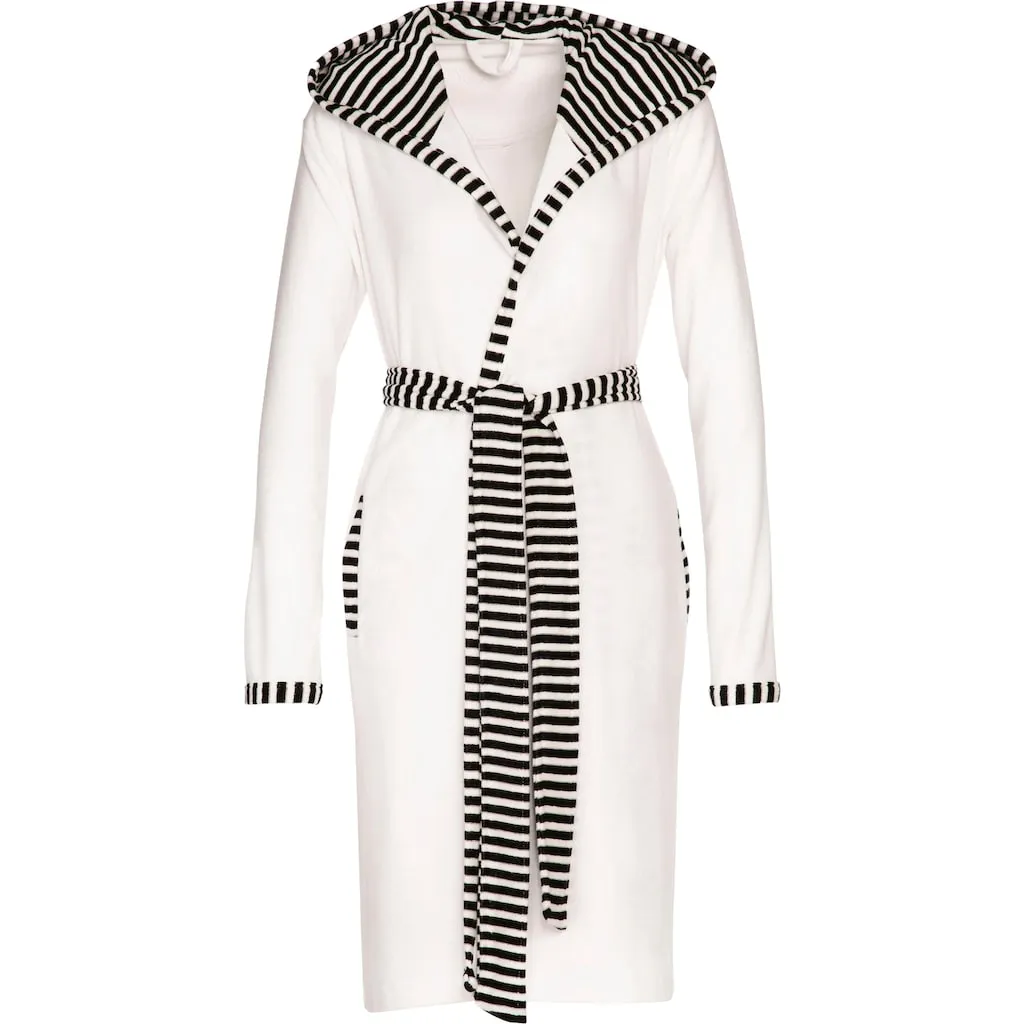 Женский банный халат Juno, идеален для сауны и СПА, гостиничный халат, утренний халат, 1 шт., с капюшоном, с полосатыми акцентами Vossen, белый
Женский банный халат Juno, идеален для сауны и СПА, гостиничный халат, утренний халат, 1 шт., с капюшоном, с полосатыми акцентами Vossen, белый