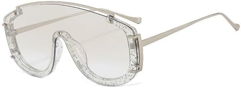 Модные солнцезащитные очки большого размера для женщин, ретро-стиль, цветные градиентные солнцезащитные очки для мужчин, защита от УФ-излучения UV400 MTZJH, Clear Light Gray
Модные солнцезащитные очки большого размера для женщин, ретро-стиль, цветные градиентные солнцезащитные очки для мужчин, защита от УФ-излучения UV400 MTZJH, Clear Light Gray