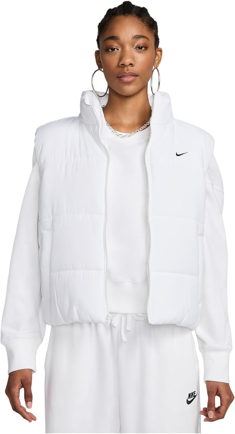 Женский спортивный жилет Nike Therma-fit с синтетическим утеплителем, белый/черный
Женский спортивный жилет Nike Therma-fit с синтетическим утеплителем, белый/черный