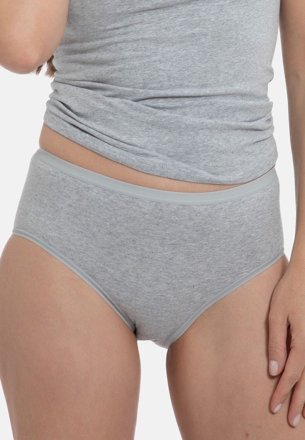 Трусики миди, набор из 3 шт., bio.cotton Plus SPEIDEL, цвет Grau Schwarz 
Трусики миди, набор из 3 шт., bio.cotton Plus SPEIDEL, цвет Grau Schwarz