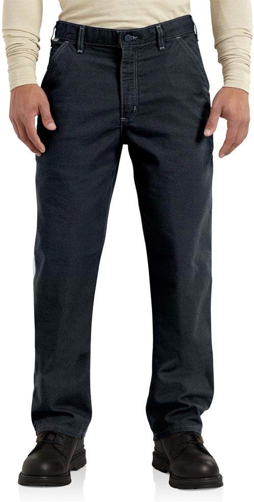 Carhartt Men's Flame-Resistant Washed Duck Work Dungaree, Dark Navy
Carhartt Men's Flame-Resistant Washed Duck Work Dungaree, Dark Navy