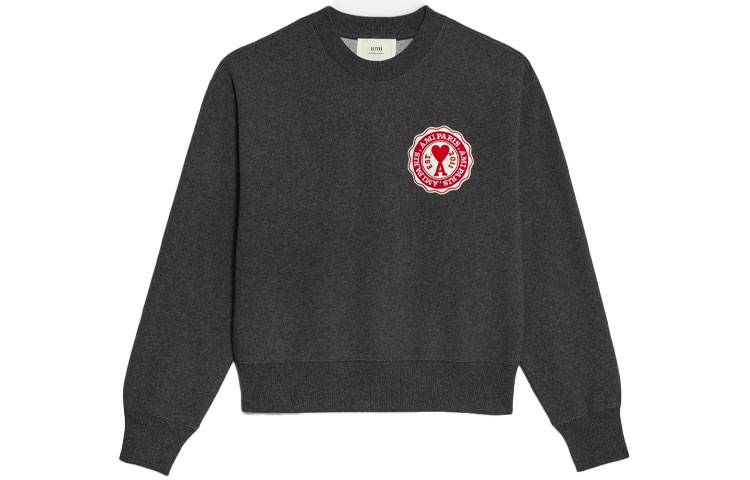 Футболка Ami France с нашивкой AMIPARIS, серая
Футболка Ami France с нашивкой AMIPARIS, серая