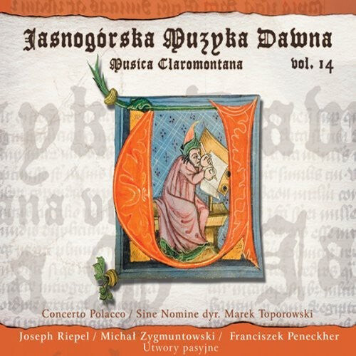 CD диск Riepel / Mikolajczyk / Szewczyk / Olech / Szmyt: Musica Claromontana 14
CD диск Riepel / Mikolajczyk / Szewczyk / Olech / Szmyt: Musica Claromontana 14
