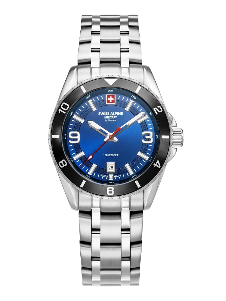 Swiss Alpine Military by Grovana Мужские аналоговые часы синего цвета
Swiss Alpine Military by Grovana Мужские аналоговые часы синего цвета