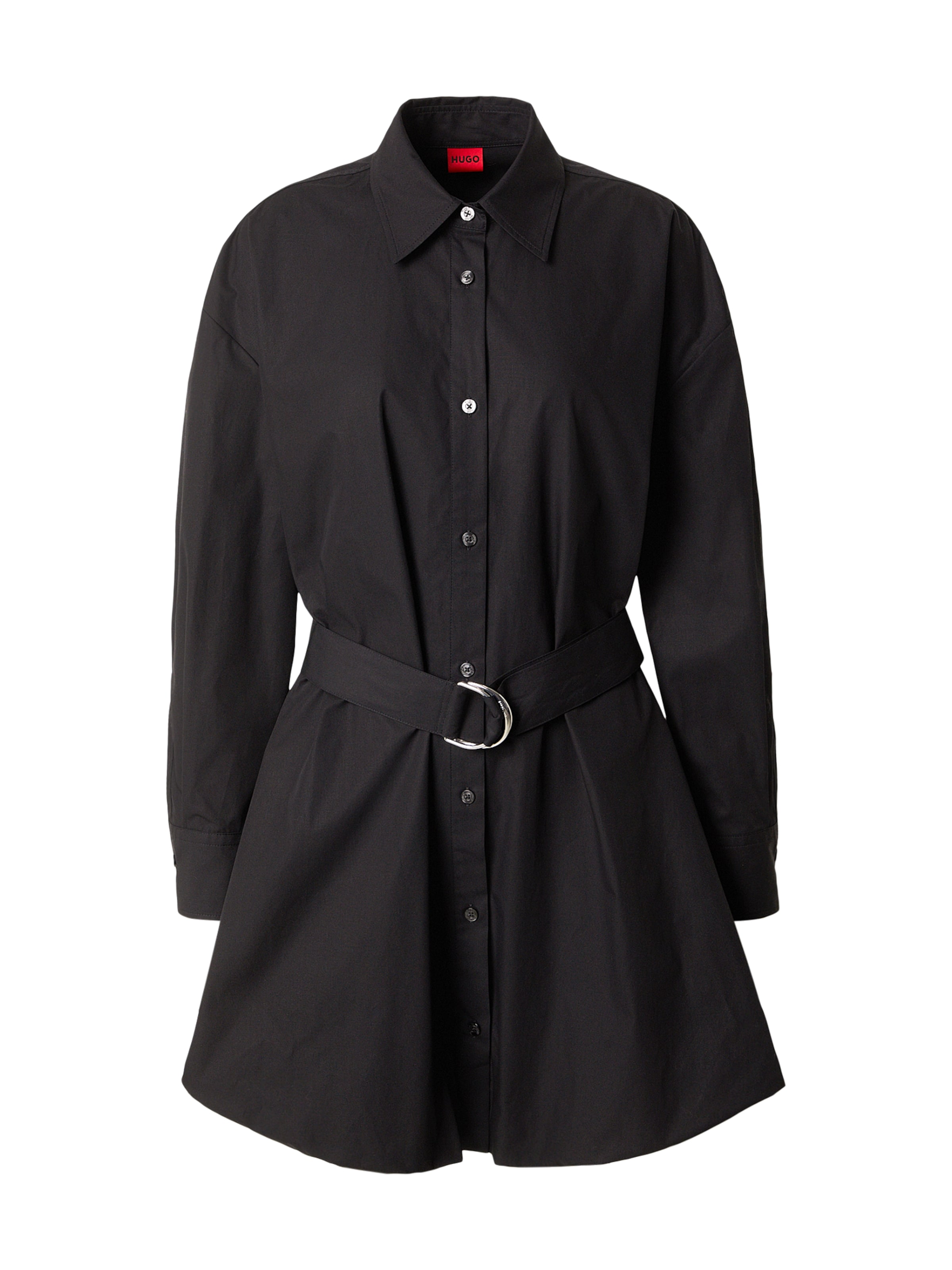 HUGO Платье-рубашка 'Kumira' в черном цвете
HUGO Платье-рубашка 'Kumira' в черном цвете