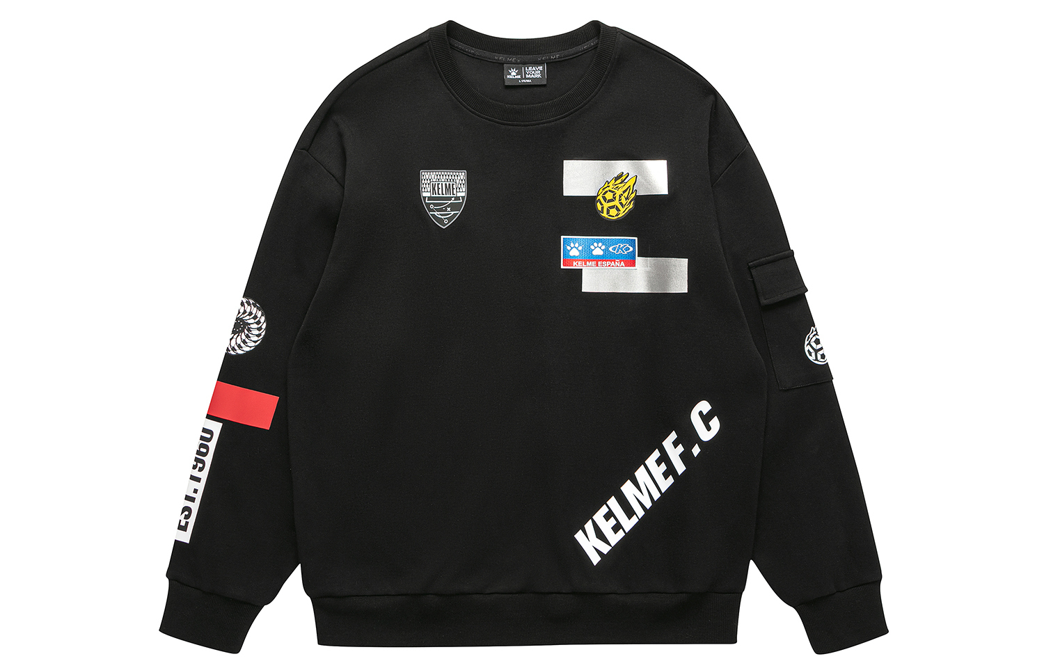Унисекс свитшот KELME, черный
Унисекс свитшот KELME, черный