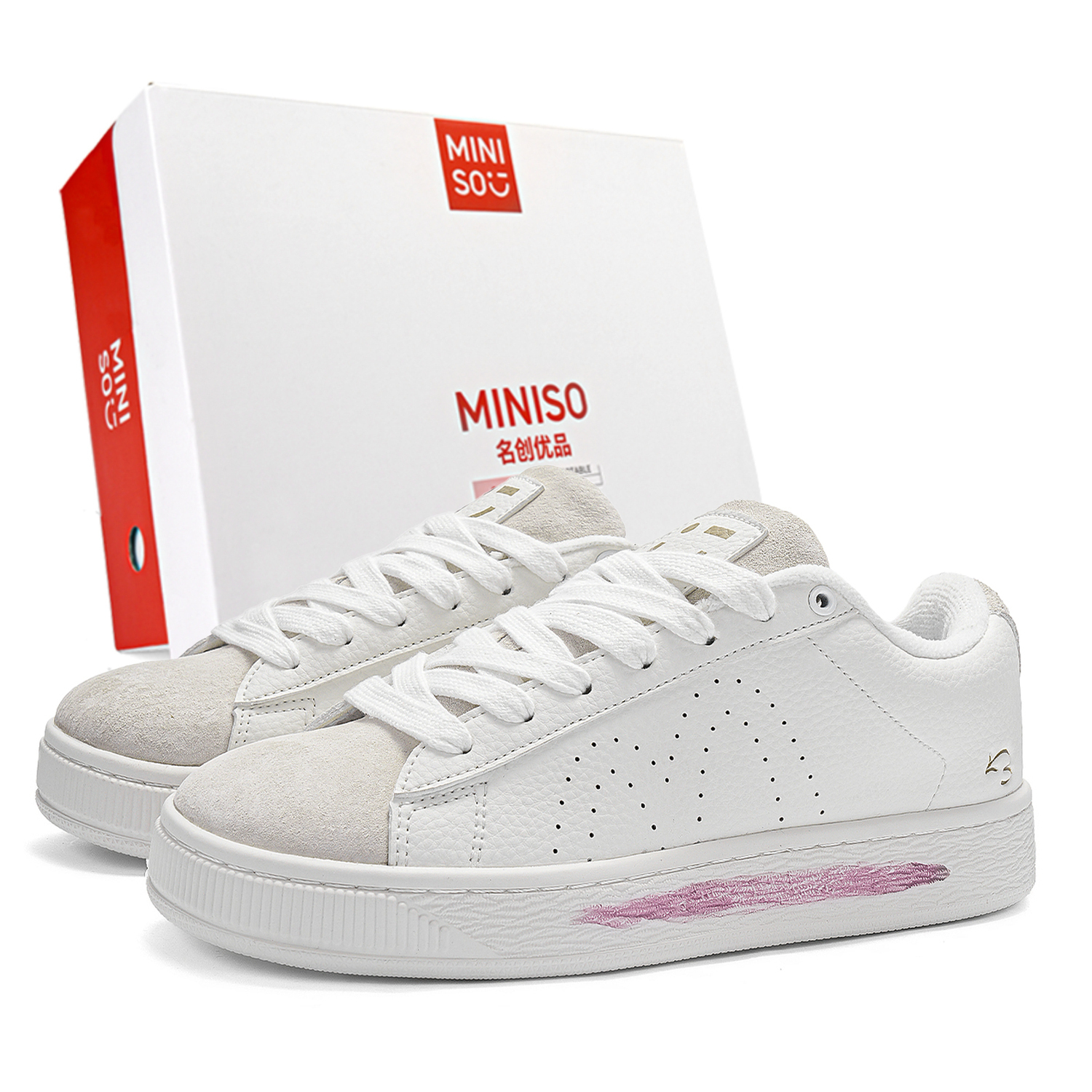 MINISO Низкие скейтерские кроссовки унисекс бежевые, цвет Beige
MINISO Низкие скейтерские кроссовки унисекс бежевые, цвет Beige