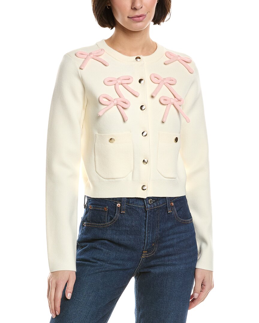 Английский фабричный кардиган с бантом English Factory, белый
Английский фабричный кардиган с бантом English Factory, белый