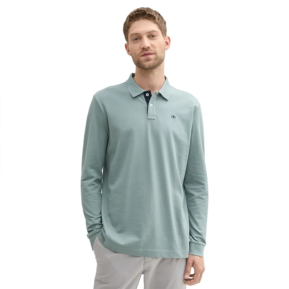 Поло с длинным рукавом Tom Tailor Basic Contrast, серый
Поло с длинным рукавом Tom Tailor Basic Contrast, серый