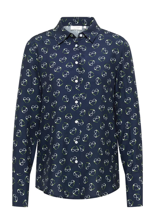 Блузка с принтом стандартный крой Eterna, синий
Блузка с принтом стандартный крой Eterna, синий