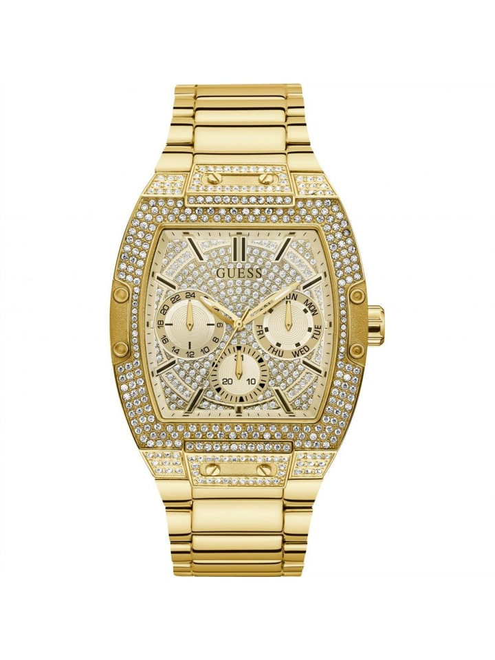 Guess Мужские аналоговые часы в золотом исполнении
Guess Мужские аналоговые часы в золотом исполнении