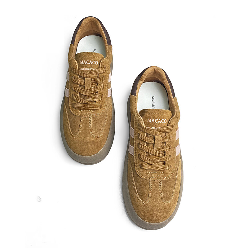 Кеды, скейтборд обувь женская низкая Malemonkey, коричневый 
Кеды, скейтборд обувь женская низкая Malemonkey, коричневый