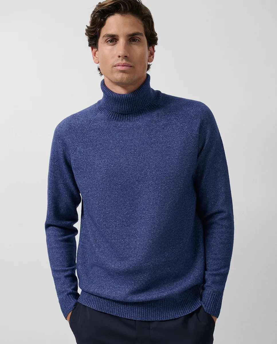 Мужской свитер с воротником-гольф Roberto Verino, индиго
Мужской свитер с воротником-гольф Roberto Verino, индиго