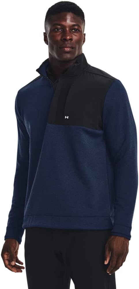 Толстовка Under Armour Storm Sweaterfleece Half Zip 1 для мужчин, (408) Academy/White
Толстовка Under Armour Storm Sweaterfleece Half Zip 1 для мужчин, (408) Academy/White