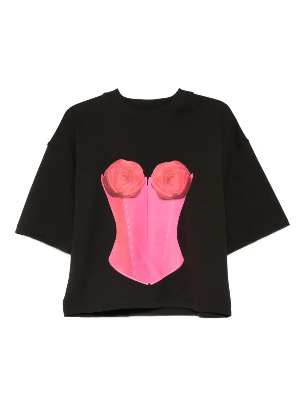 Футболка с принтом корсета Belle rose HAMZA, черный
Футболка с принтом корсета Belle rose HAMZA, черный