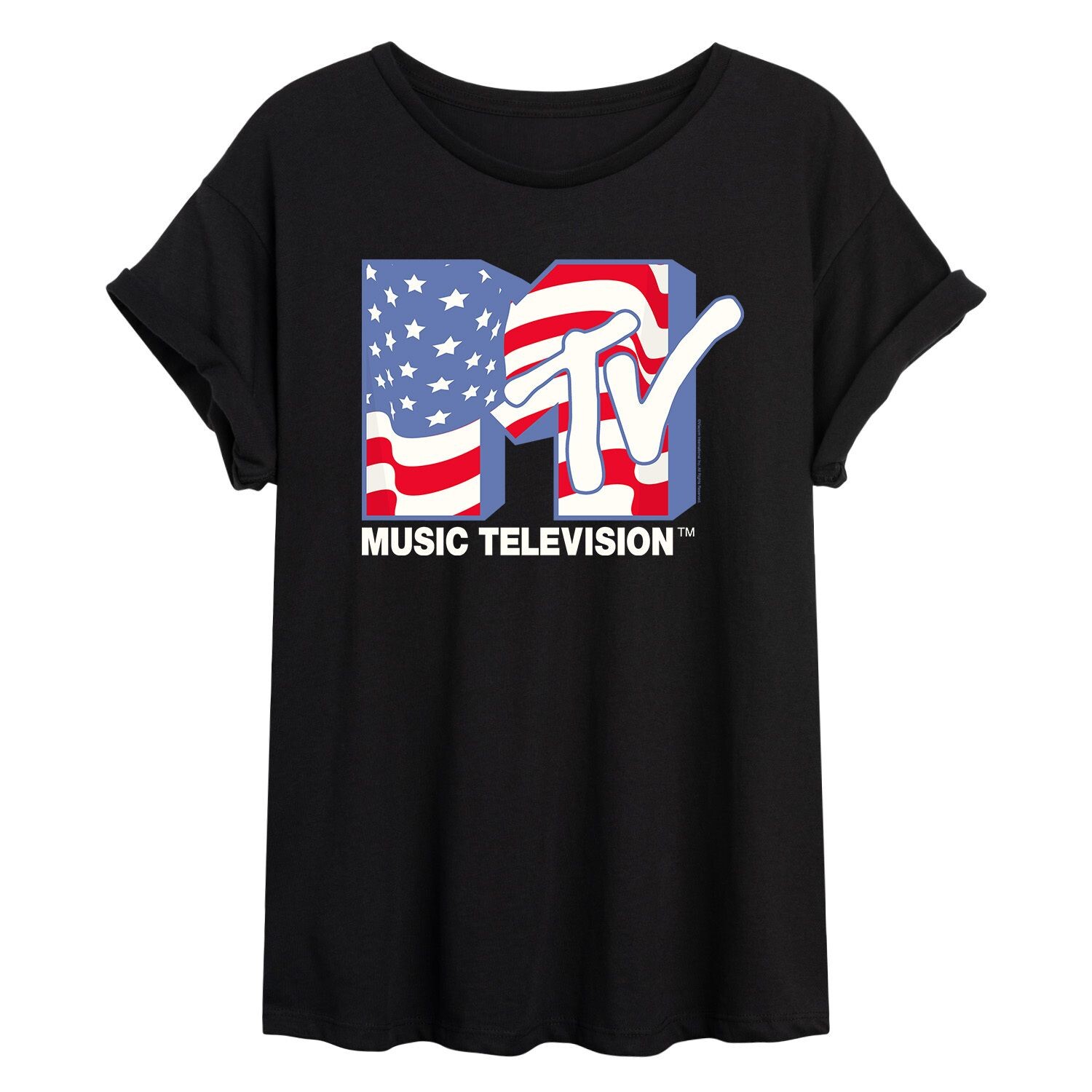 Детская струящаяся футболка с флагом MTV Americana Licensed Character
Детская струящаяся футболка с флагом MTV Americana Licensed Character