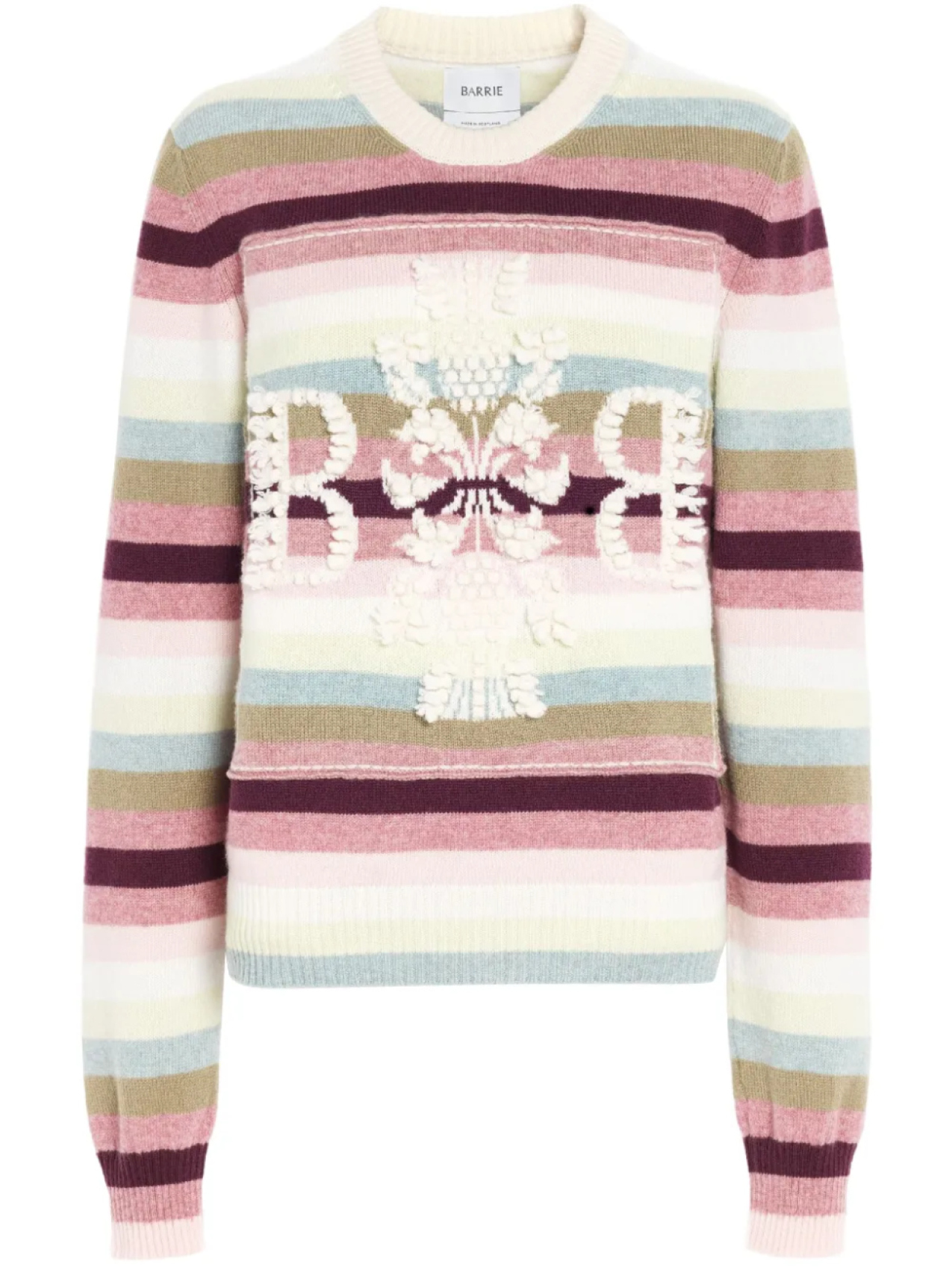Barrie кашемировый свитер с логотипом, розовый
Barrie кашемировый свитер с логотипом, розовый