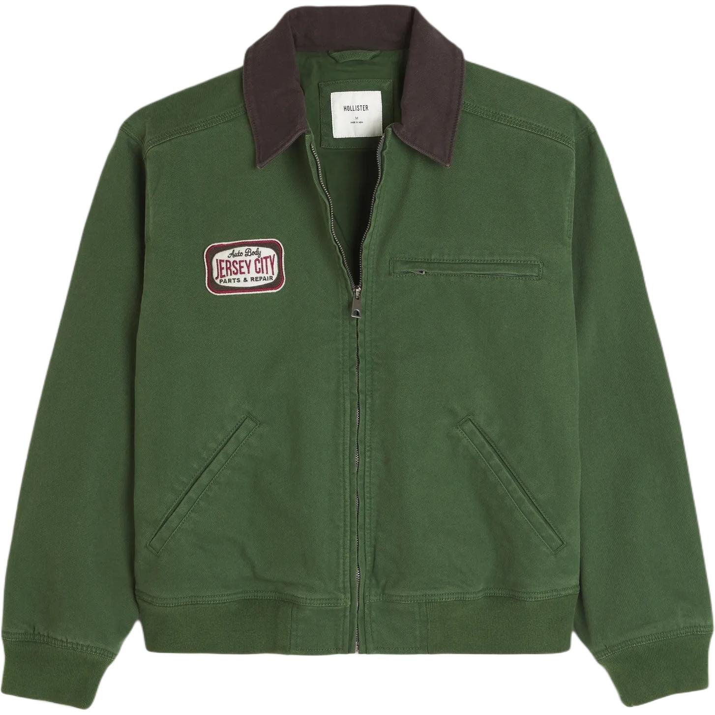 Hollister Куртка унисекс зеленая, Green 
Hollister Куртка унисекс зеленая, Green