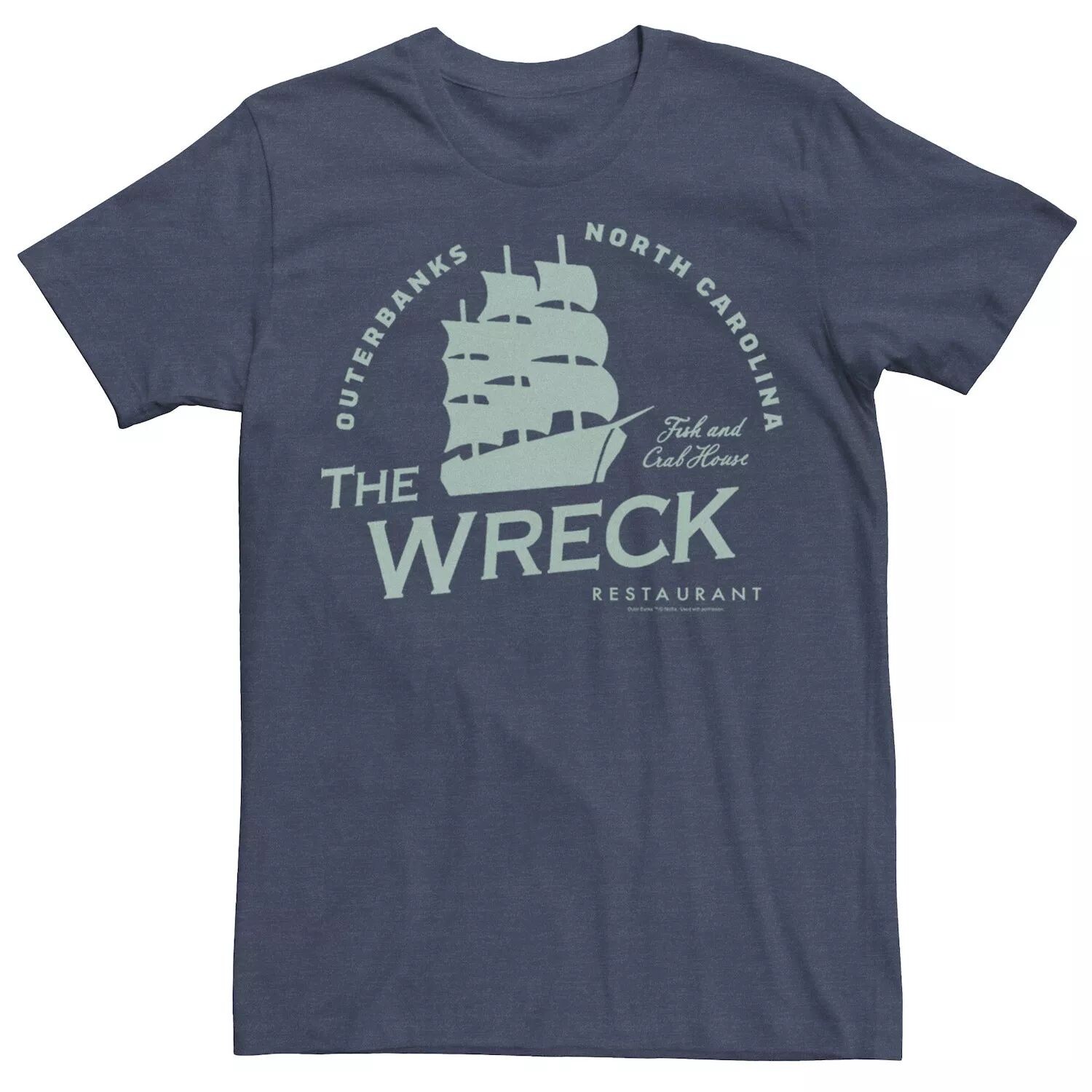 Мужская футболка с логотипом Netflix Outer Banks The Wreck Restaurant Licensed Character
Мужская футболка с логотипом Netflix Outer Banks The Wreck Restaurant Licensed Character