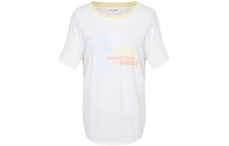 Футболка женская белая Saint Laurent
Футболка женская белая Saint Laurent