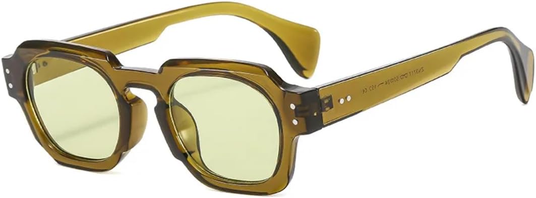 Солнцезащитные очки с защитой от УФ-излучения UV400 | Овальная оправа, панк-стиль, разноцветные линзы | Для женщин и мужчин, для занятий спортом на открытом воздухе и вождения DSVIGF, Green-lightgreen
Солнцезащитные очки с защитой от УФ-излучения UV400 | Овальная оправа, панк-стиль, разноцветные линзы | Для женщин и мужчин, для занятий спортом на открытом воздухе и вождения DSVIGF, Green-lightgreen