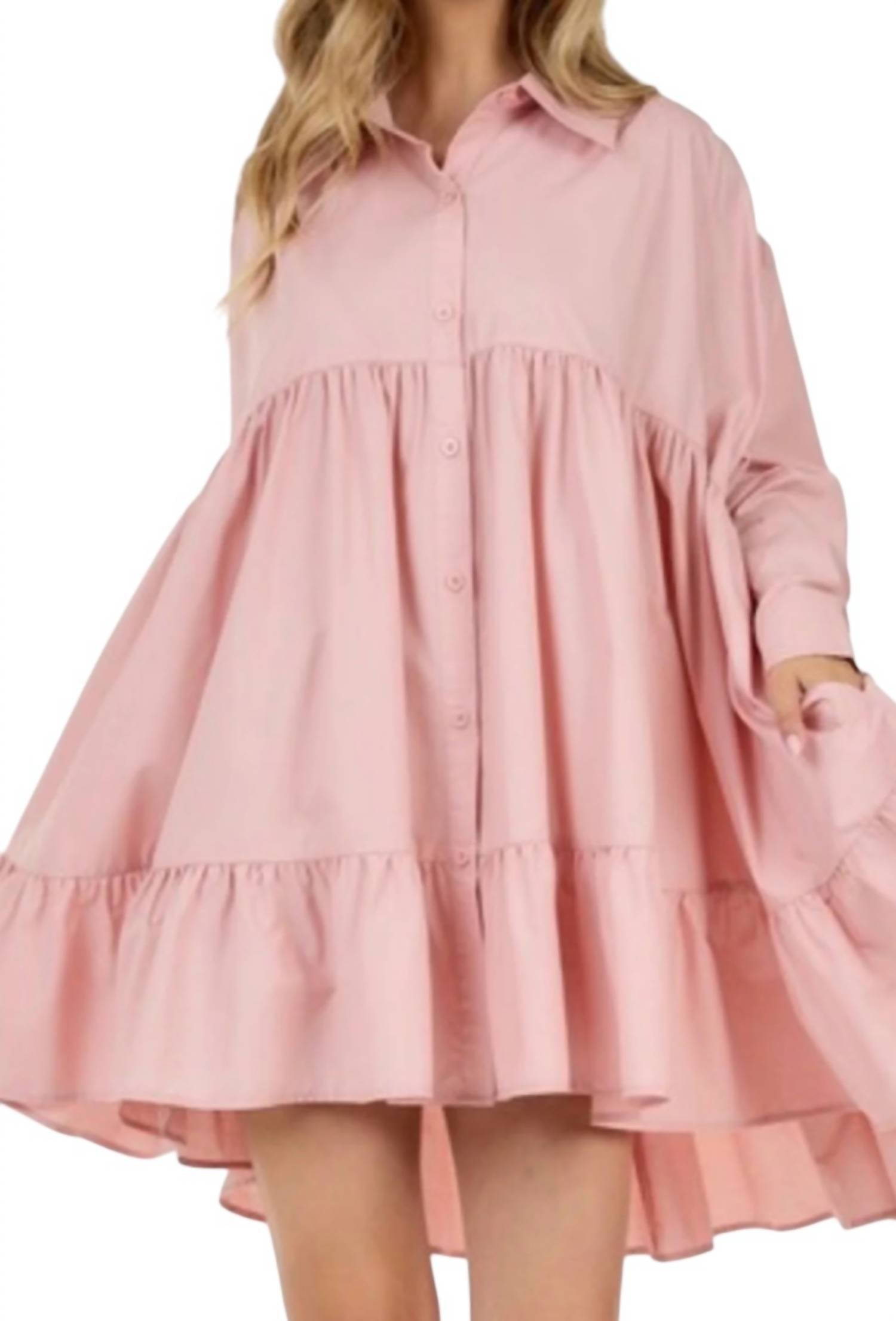 Свободное платье с длинными рукавами цвета румян CQ by CQ, красный
Свободное платье с длинными рукавами цвета румян CQ by CQ, красный