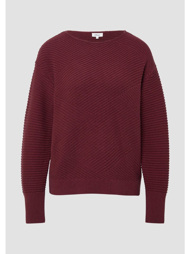 Вязаный свитер в цвете 3902_bordeaux s.Oliver
Вязаный свитер в цвете 3902_bordeaux s.Oliver
