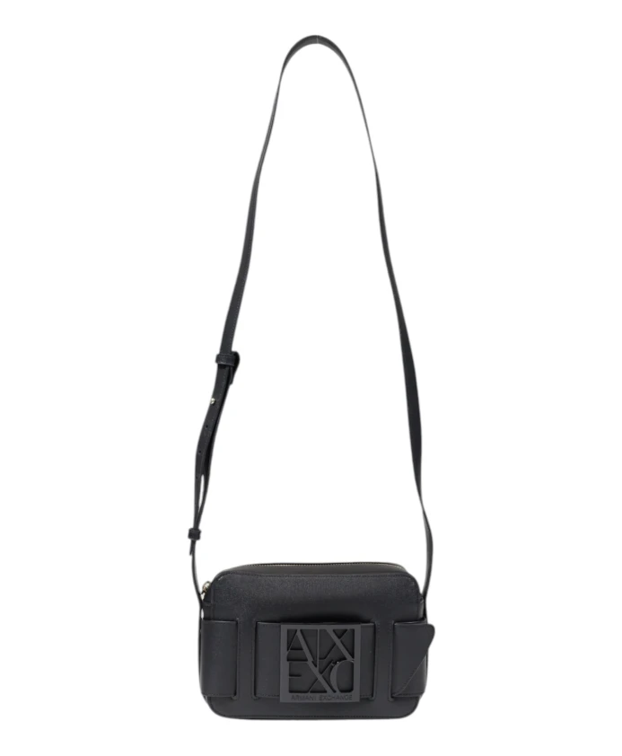Простая черная сумка через плечо на молнии Armani Exchange, черный
Простая черная сумка через плечо на молнии Armani Exchange, черный