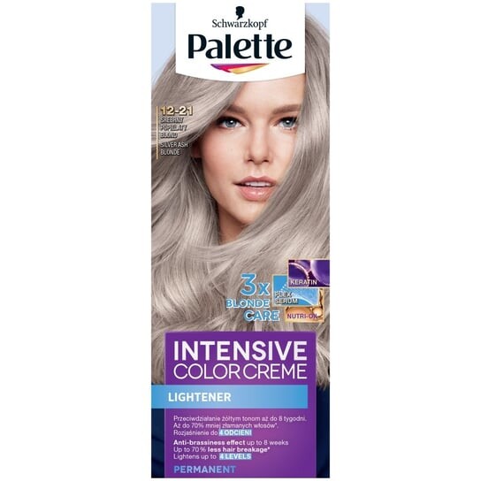 Палитра Intensiv Color Creme Coloring Cream 12-21 Silver Ash Blonde, Palette
Палитра Intensiv Color Creme Coloring Cream 12-21 Silver Ash Blonde, Palette
