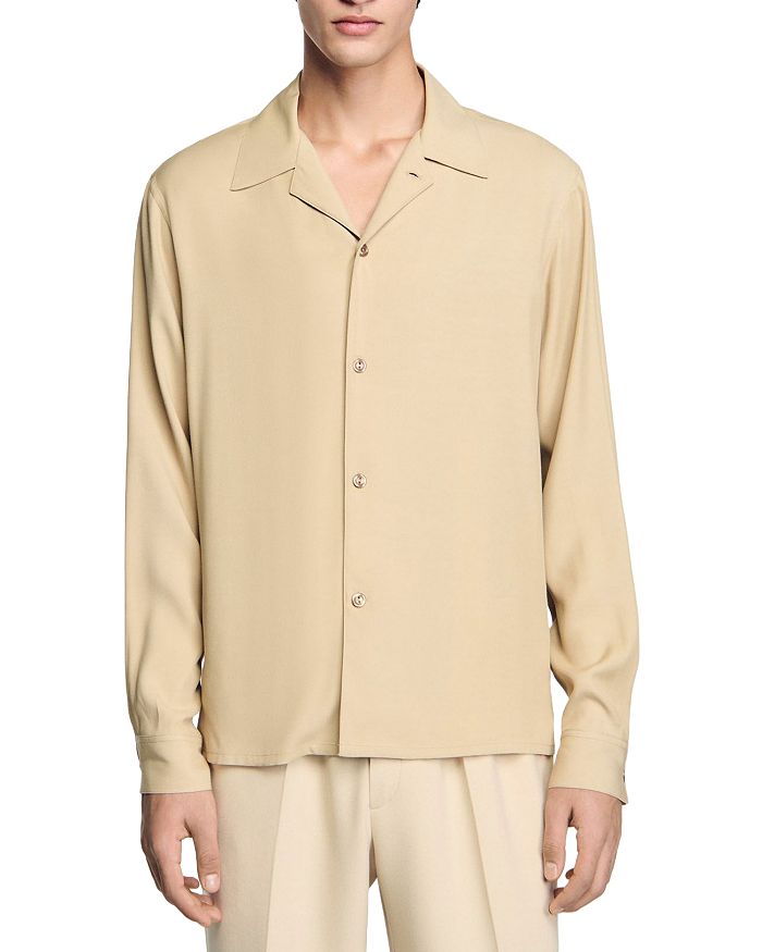 Парящая рубашка Sandro, коричневый/бежевый
Парящая рубашка Sandro, коричневый/бежевый