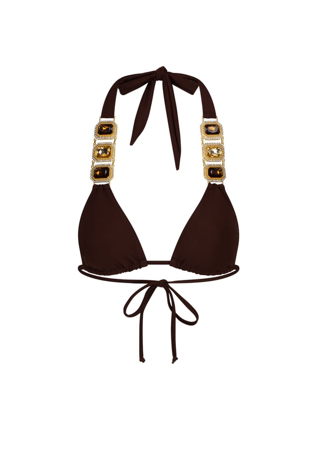 Бикини-Топ Boujee с треугольным вырезом и стильной отделкой из камней Moda Minx, цвет coffee
Бикини-Топ Boujee с треугольным вырезом и стильной отделкой из камней Moda Minx, цвет coffee