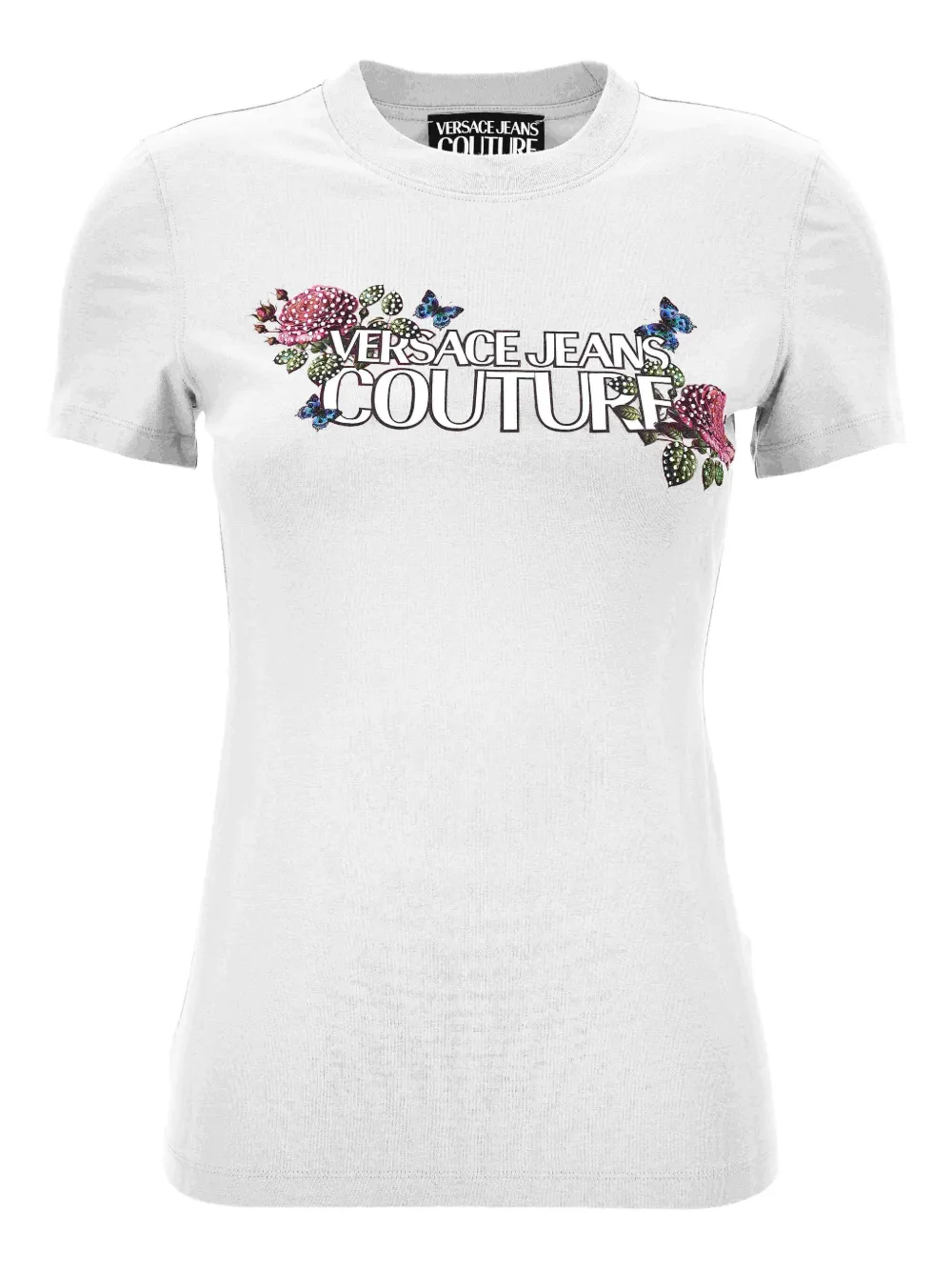 Футболка с цветочным принтом Versace Jeans Couture, белый
Футболка с цветочным принтом Versace Jeans Couture, белый