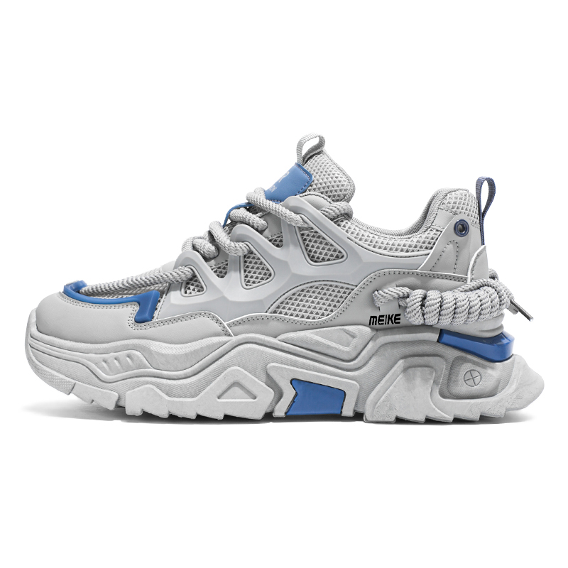 MEIKE Серо-голубые мужские противоскользящие дышащие устойчивые к истиранию низкие массивные кроссовки, цвет Gray Blue
MEIKE Серо-голубые мужские противоскользящие дышащие устойчивые к истиранию низкие массивные кроссовки, цвет Gray Blue
