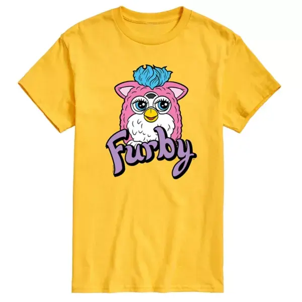 Мужская футболка Furby с логотипом Hasbro, желтый
Мужская футболка Furby с логотипом Hasbro, желтый