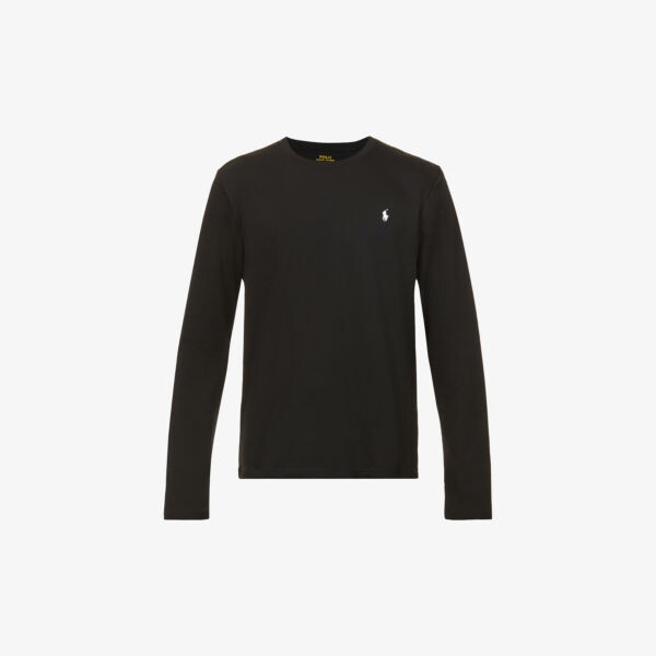 Футболка свободного кроя из хлопкового джерси с вышитым логотипом Polo Ralph Lauren, черный
Футболка свободного кроя из хлопкового джерси с вышитым логотипом Polo Ralph Lauren, черный