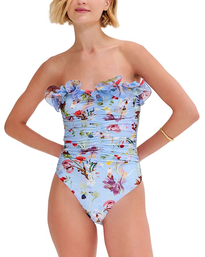 Слитный купальник «Цветок лилии» PatBO, синий
Слитный купальник «Цветок лилии» PatBO, синий